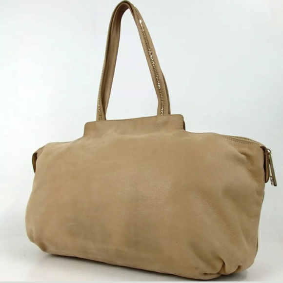 AUTHENTIC FENDI LAMPO 8BR636-DRD TOTE BAG LEATHER - Picture 8 of 8